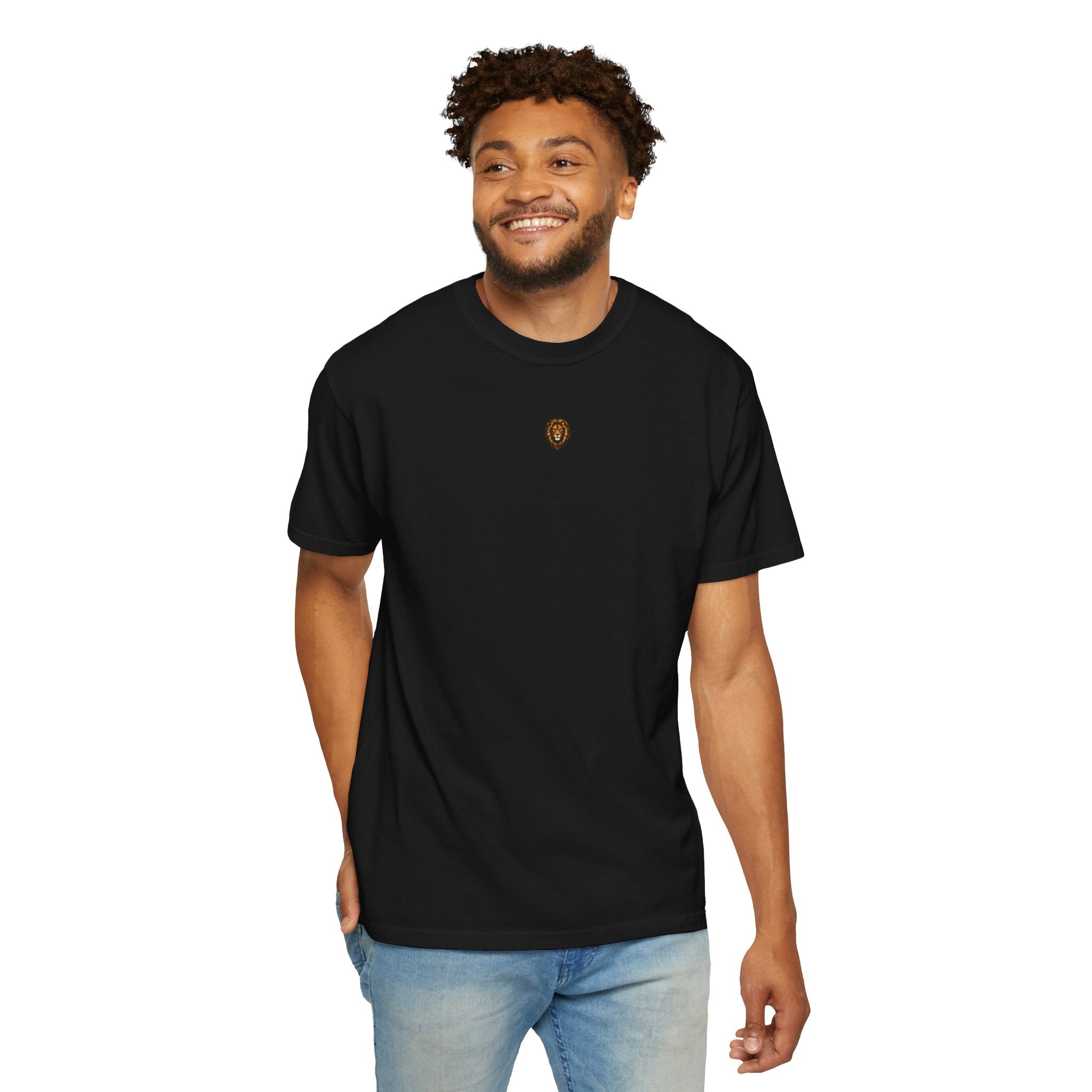 Minimal Lion Badge T-Shirt
